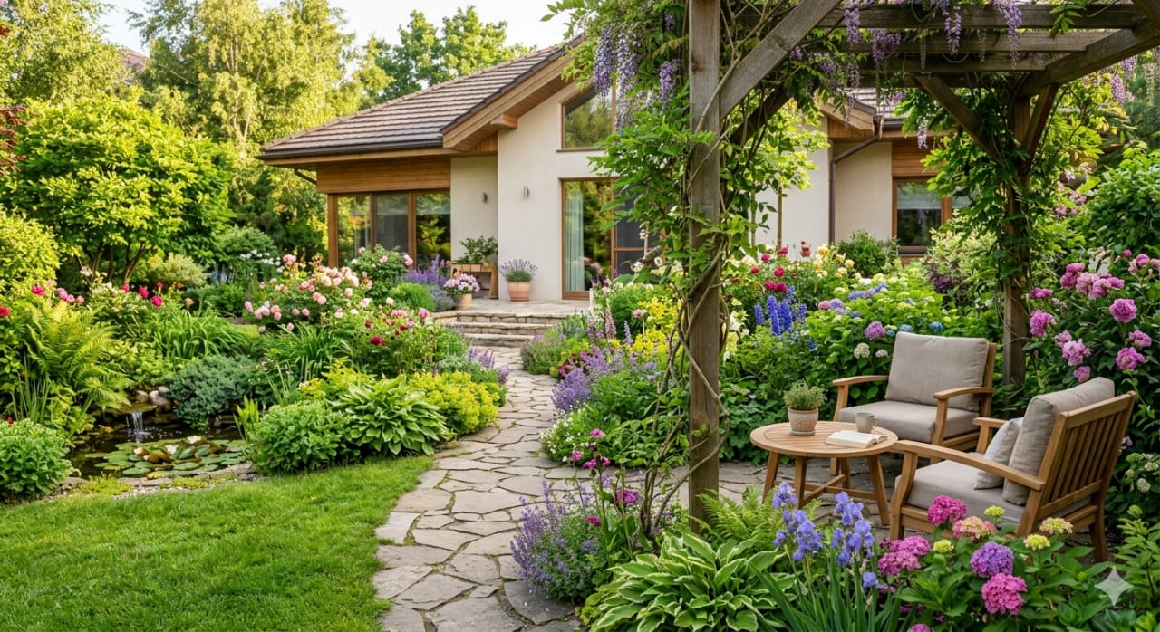 Complete Home Decor Guide: Modern Garden, Luxury Exterior, Living Room, Bedroom & Bathroom Design Ideas