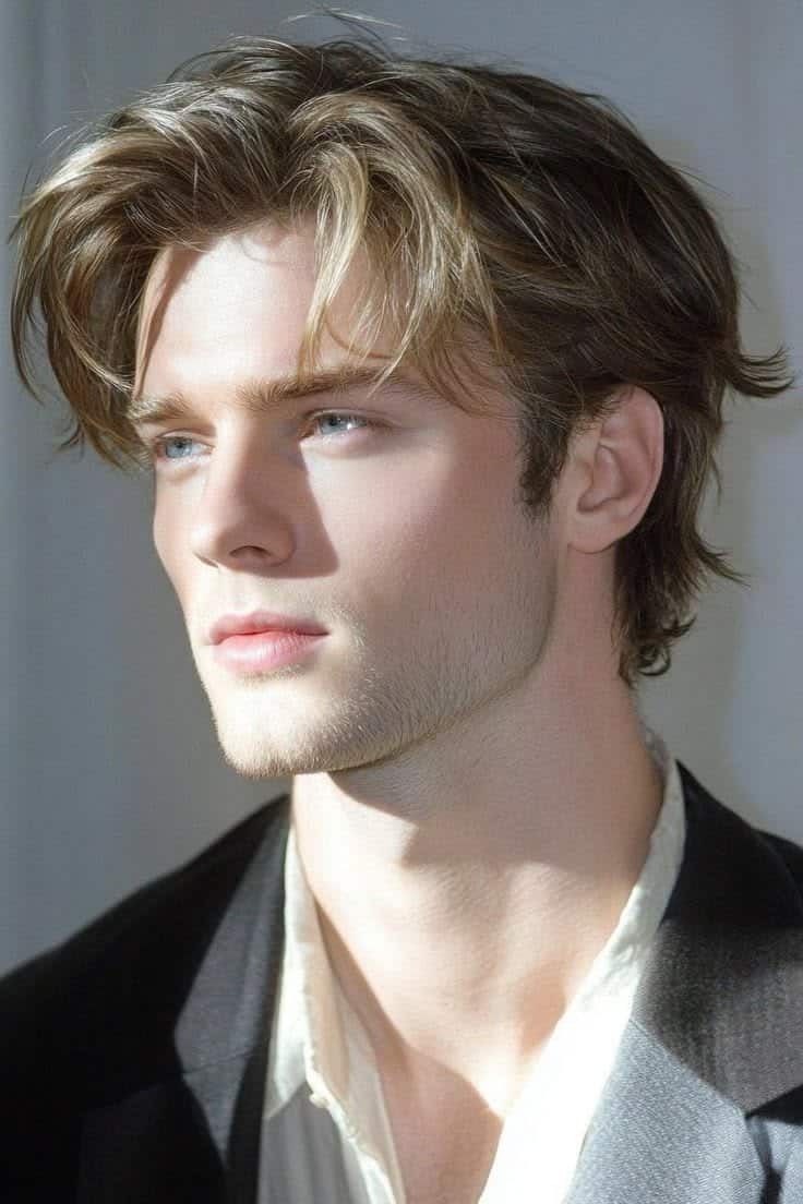 Modern flow haircut for men