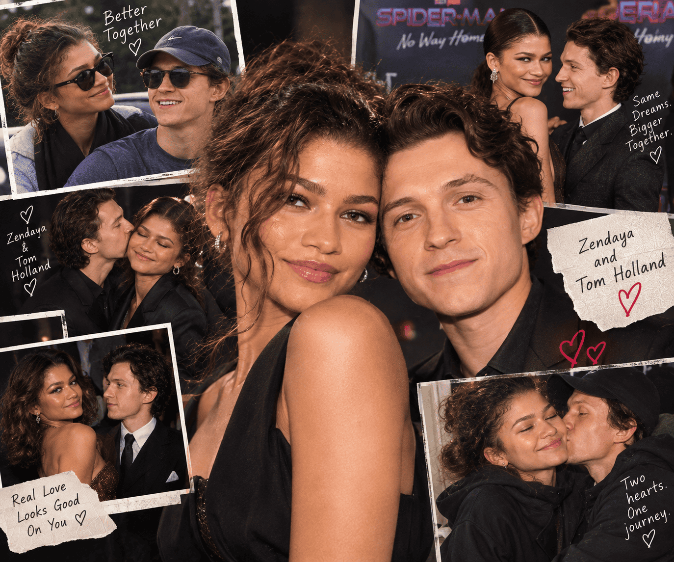 Zendaya and Tom Holland together at red carpet and candid moments